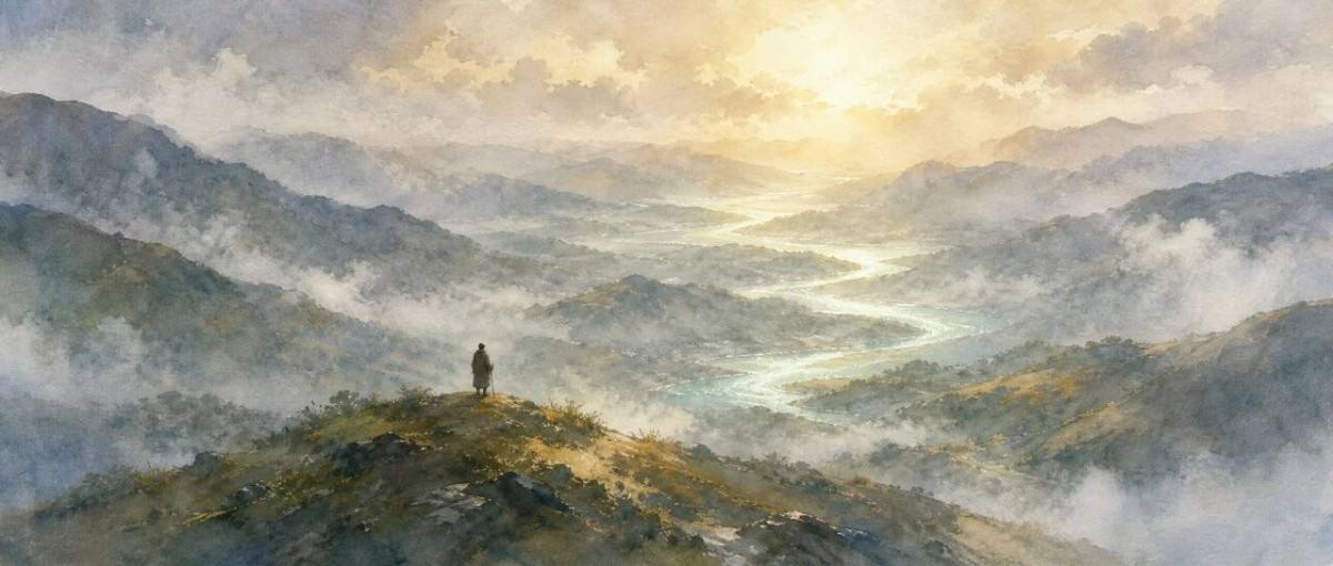 雾中的盆地：一个山谷、河道与人生的故事-神人佛8客