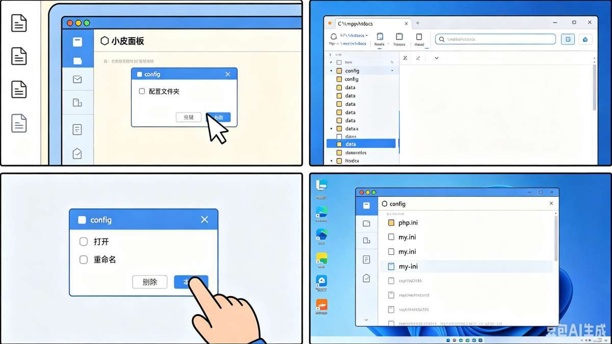小皮面板的根目录，IPv6 的配置文件就在这里面-神人佛8客