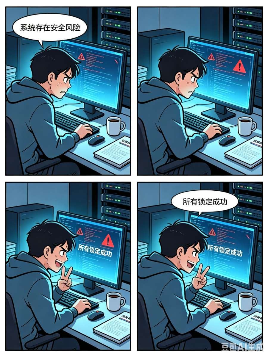 物理机系统盘锁定.系统安全强化加锁脚本-神人佛8客